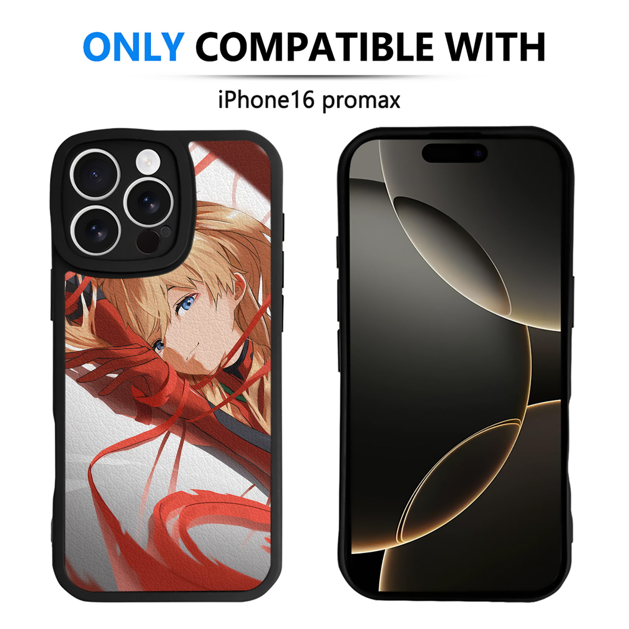 （画像用） EVA 新世紀エヴァンゲリオン 【iPhone 16シリーズ対応】シリコンスマホケース（レザー調） 材質：シリコン